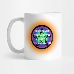 Craft, coven and cauldron- Wiccan Mug